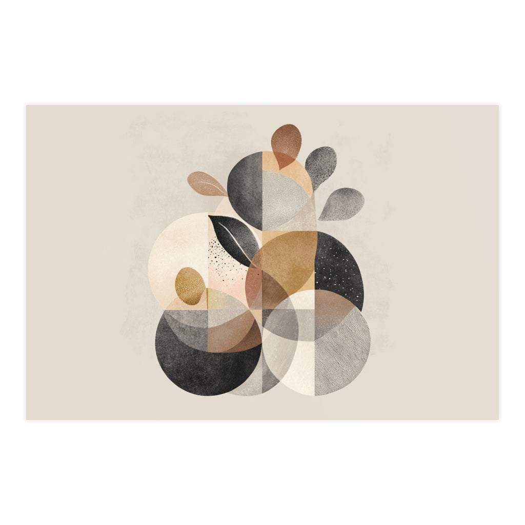 Abstract Wall Art Print Neutral Poster