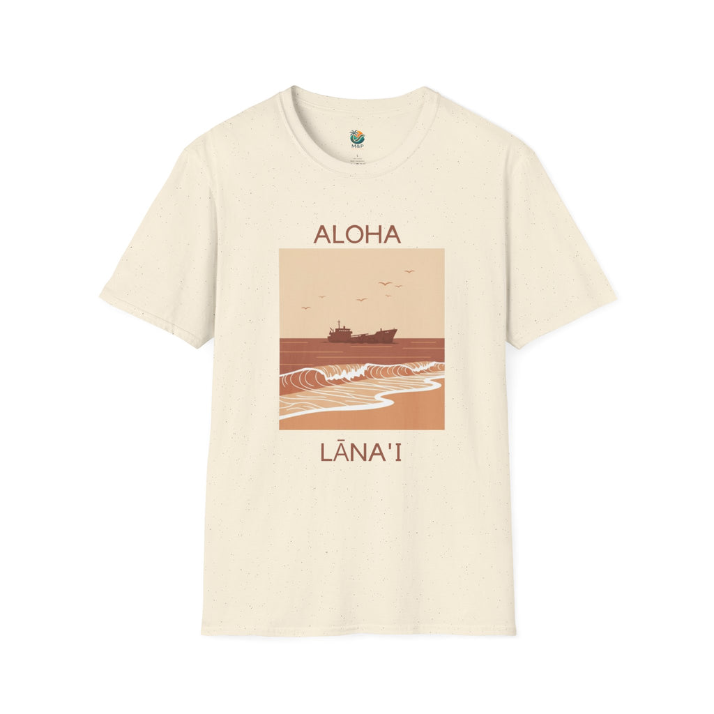 Aloha Lānaʻi Shipwreck Beach Unisex T-Shirt by Printify