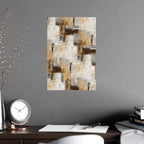Abstract Wall Art Print Neutral Poster Pattern