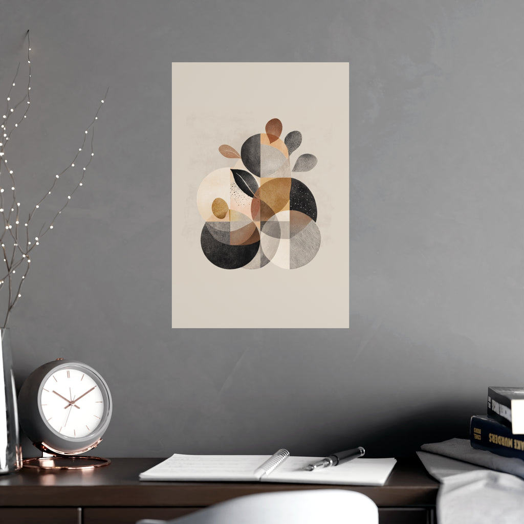 Abstract Wall Art Print Neutral Poster