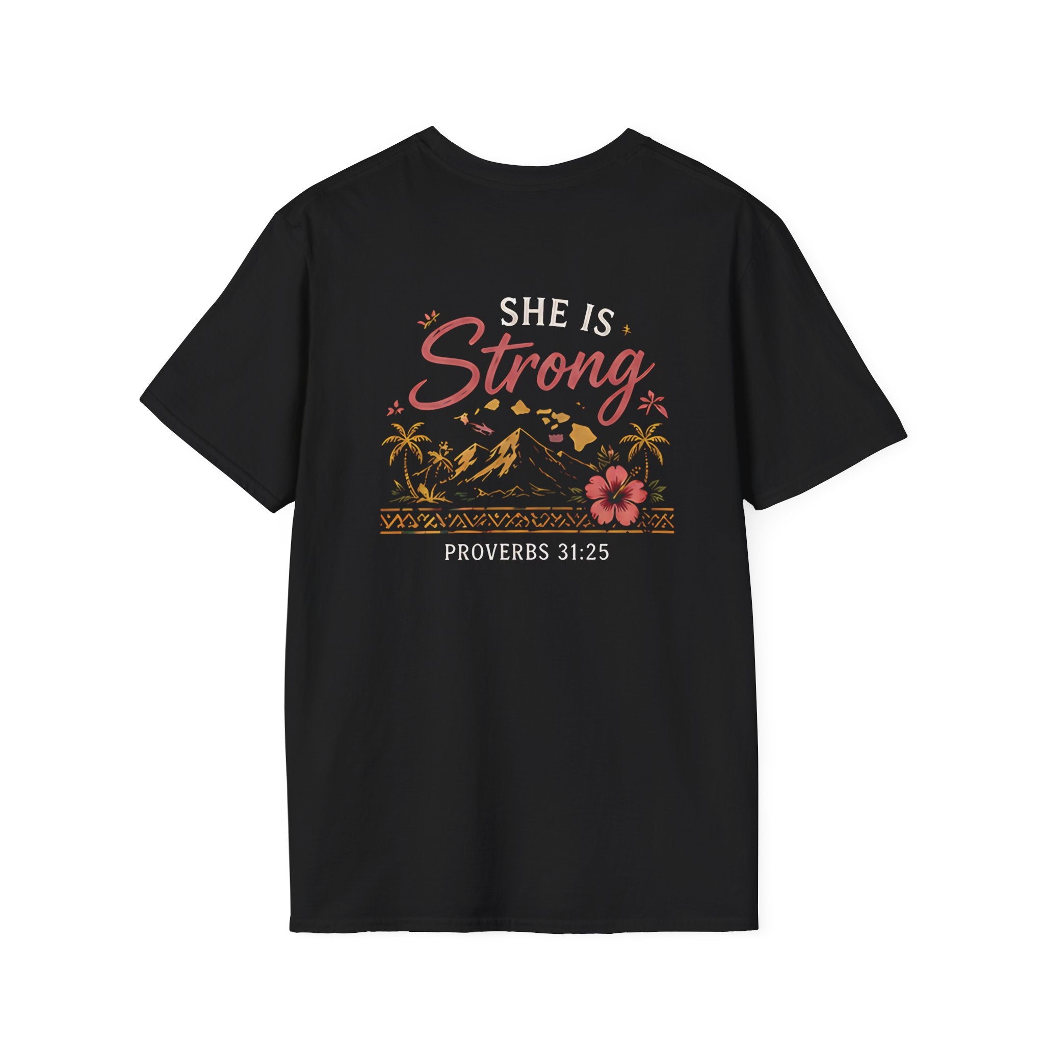She is Strong Proverbs 31:25 Class of 2026 T-Shirt by Printify