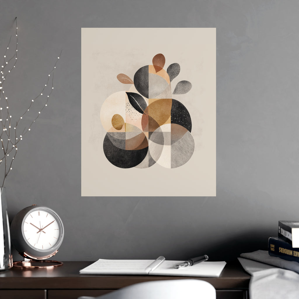 Abstract Wall Art Print Neutral Poster