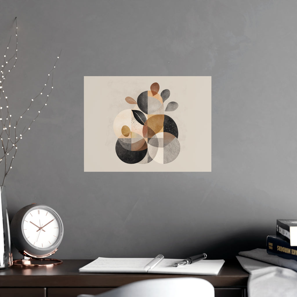 Abstract Wall Art Print Neutral Poster