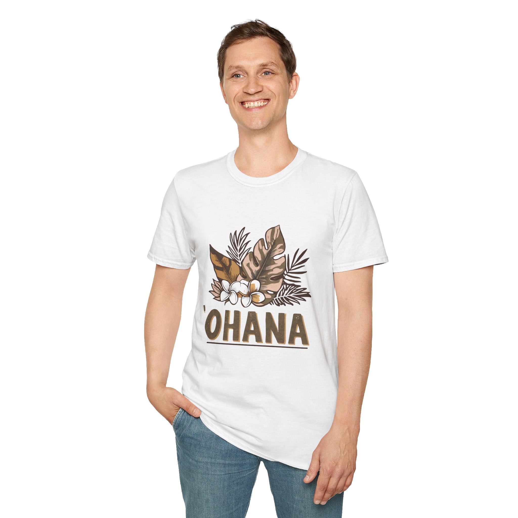 `Ohana Blue on Black T-Shirt