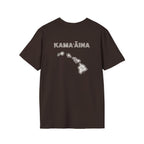 Kamaaina Hawaii Island T-Shirt Back Design by Printify