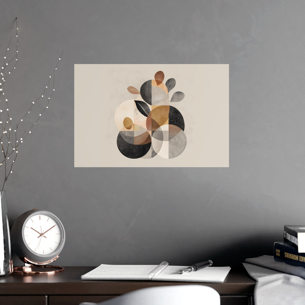 Abstract Wall Art Print Neutral Poster