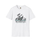 She Carries Us All T-Shirt — Inspirational Women's Support Tee by Printify
