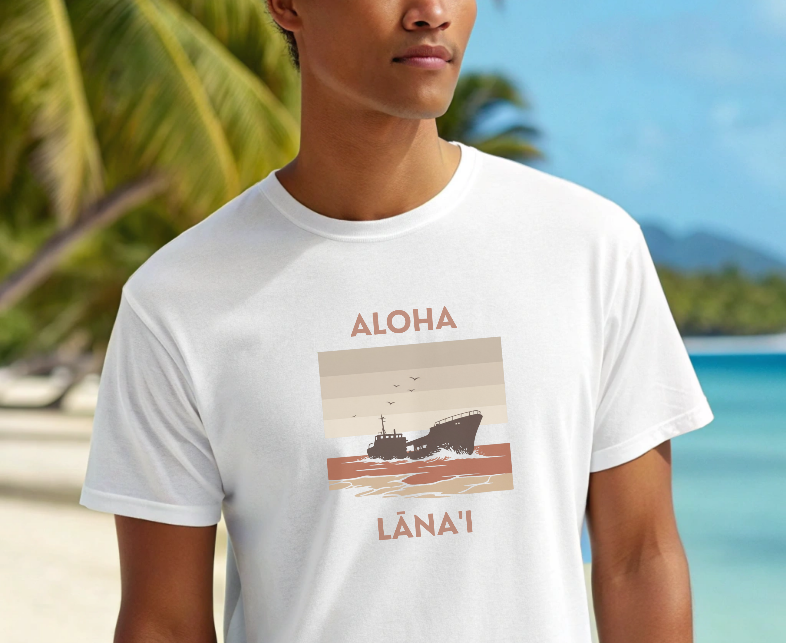 Aloha Lānaʻi Shipwreck Beach T-Shirt