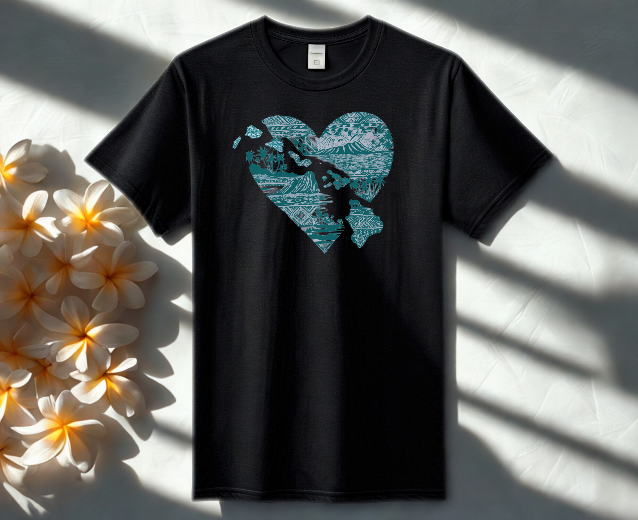 Hawaii at Heart Blue Unisex T-Shirt
