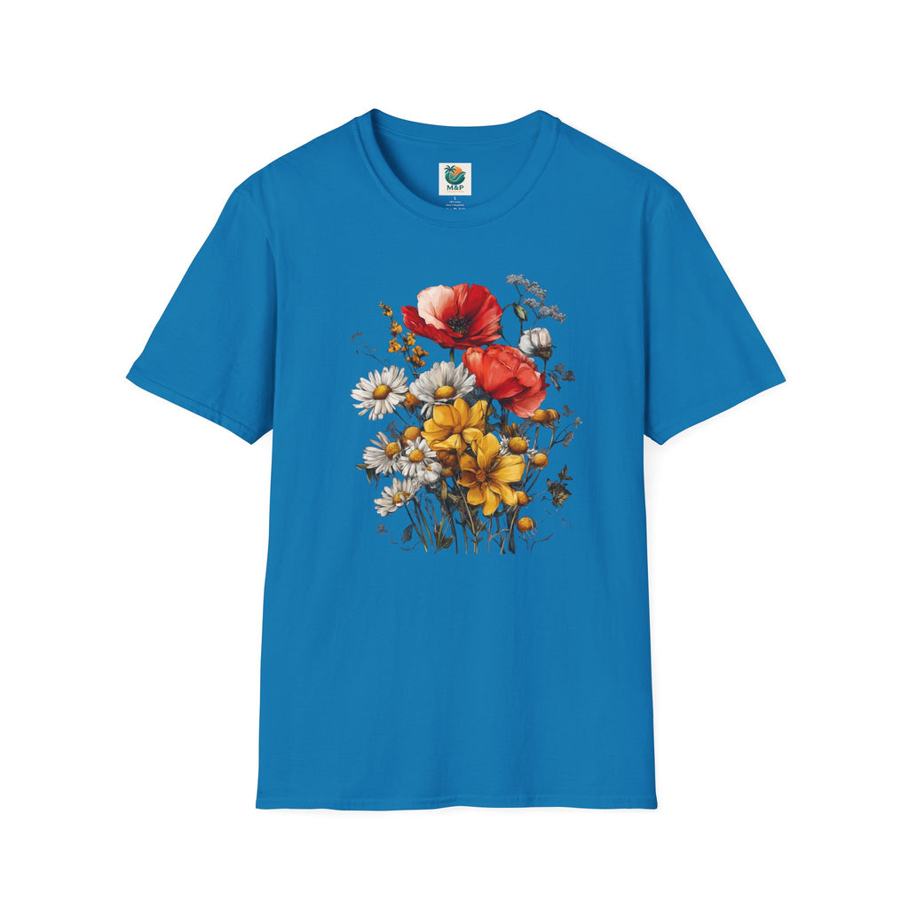 Floral Unisex T-Shirt by Printify
