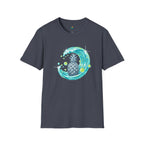 Chrome Pineapple Wave T-Shirt by Printify