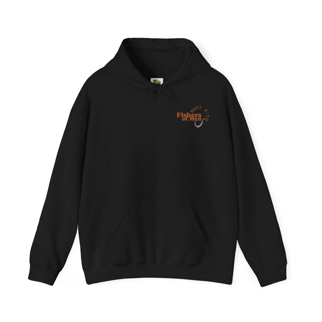 Fisher of Men Shaka Fishhook Hoodie by Printify