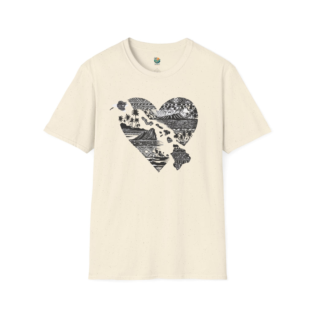 Hawaii Heart Unisex T-Shirt by Printify