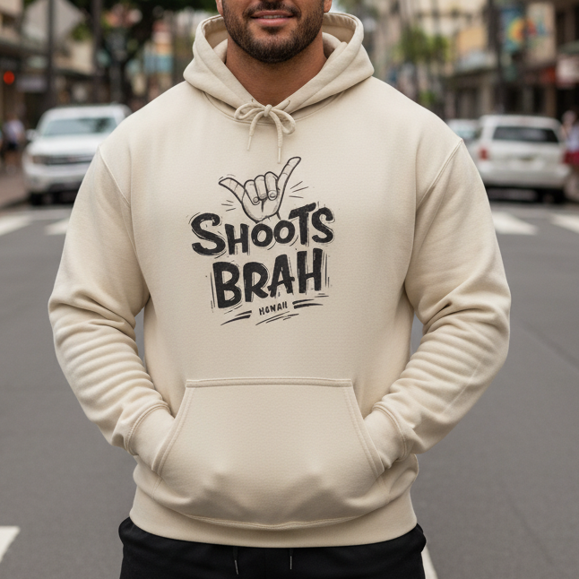 Shoots Brah Hawaii Hoodiie