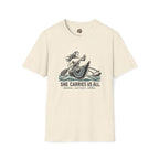 She Carries Us All T-Shirt — Inspirational Women's Support Tee by Printify