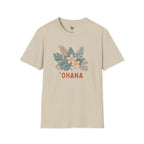 `Ohana blue on Black T-Shirt by Printify