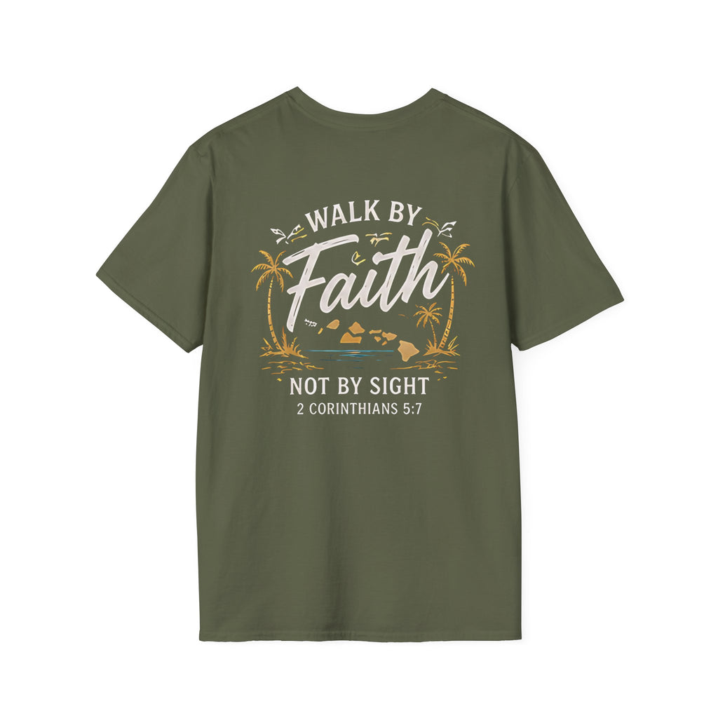 Walk by Faith Not by Sight 2 Corinthians 5:7 Class of 2026 T-Shirt by Printify