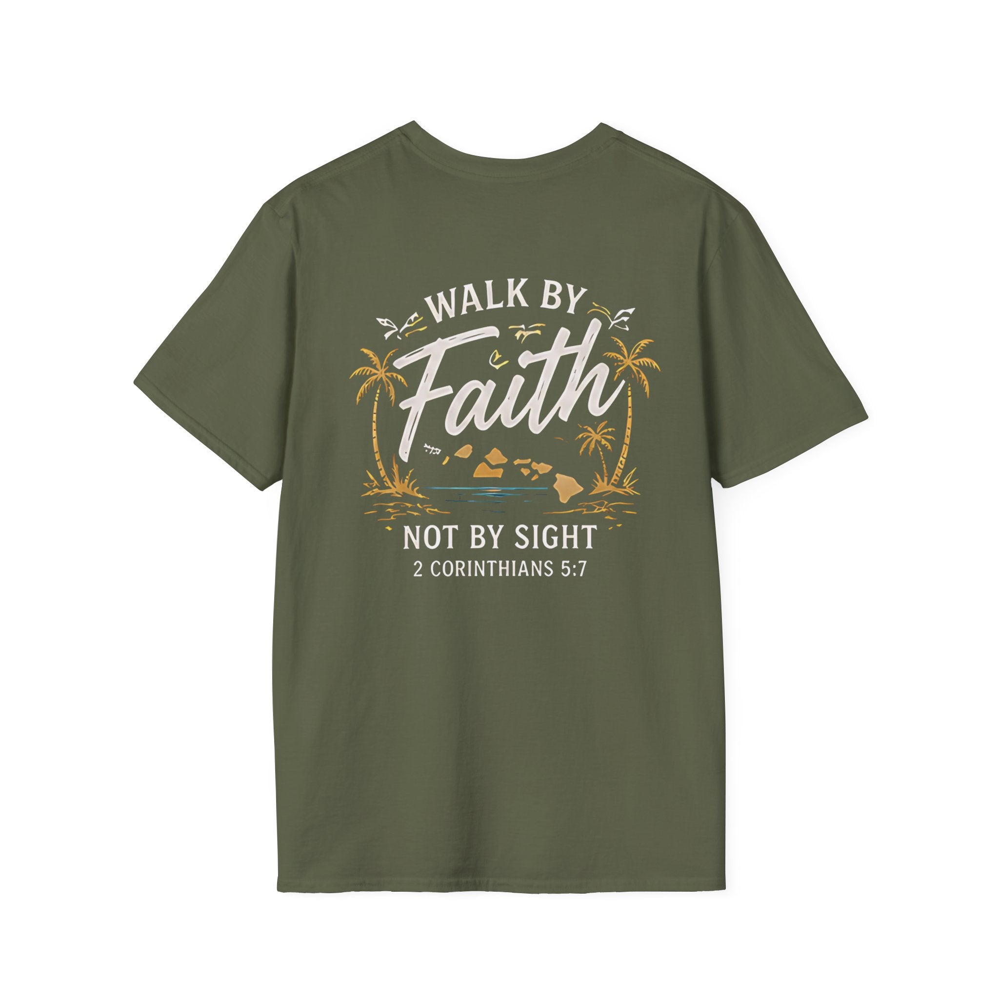 Walk by Faith Not by Sight 2 Corinthians 5:7 Class of 2026 T-Shirt by Printify