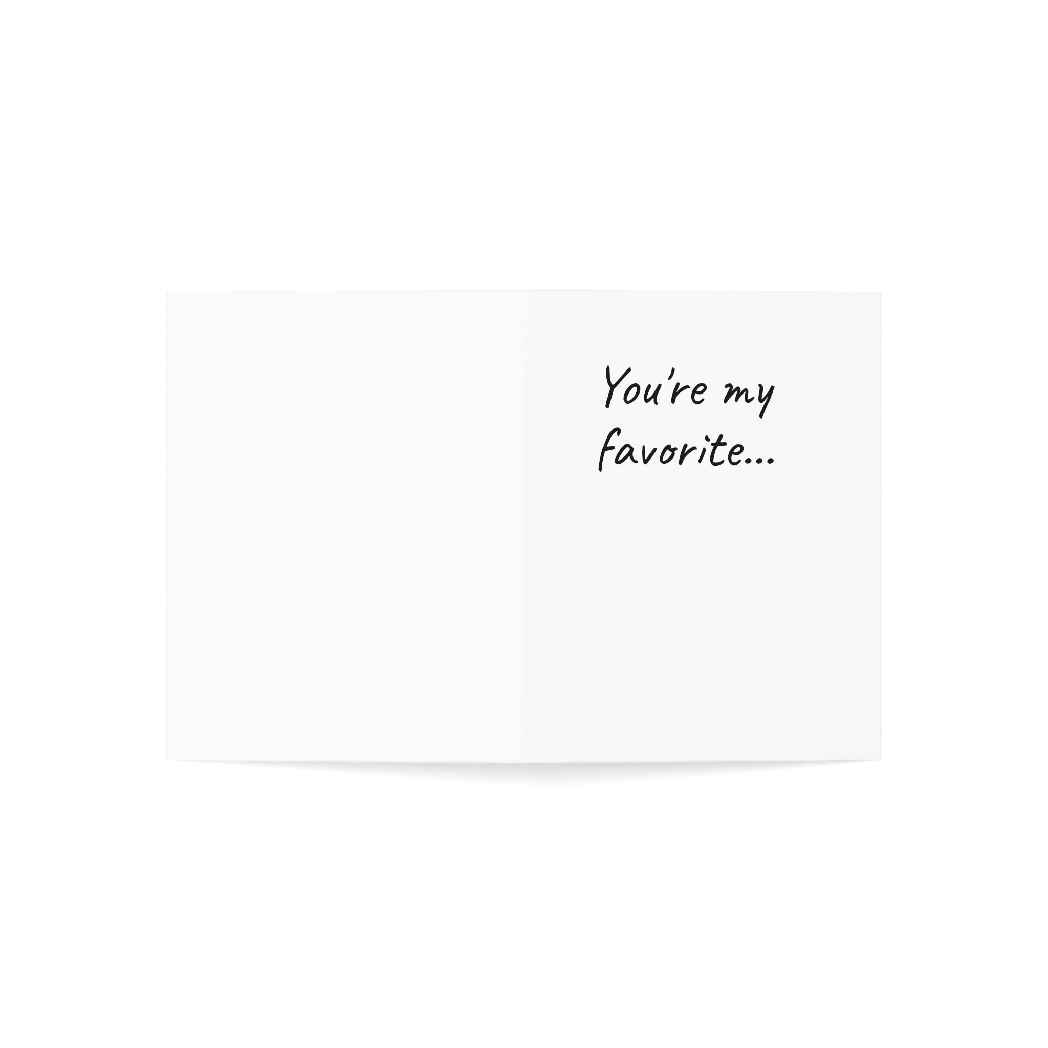 “You my favorite, even when you eating the last spam musubi.” Hawaii Single Valentines Day Card