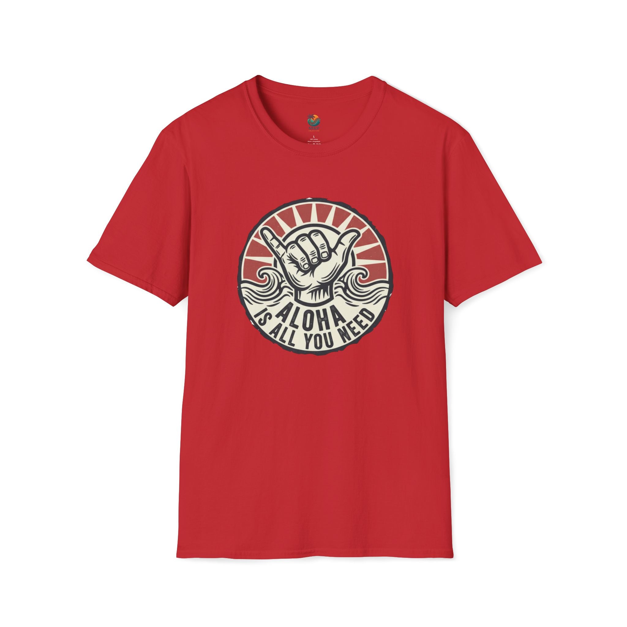 Aloha Is All You Need Shaka T-Shirt by Printify