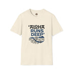 Aloha Runs Deep T-Shirt — Hawaiian Surf Vibe Tee by Printify
