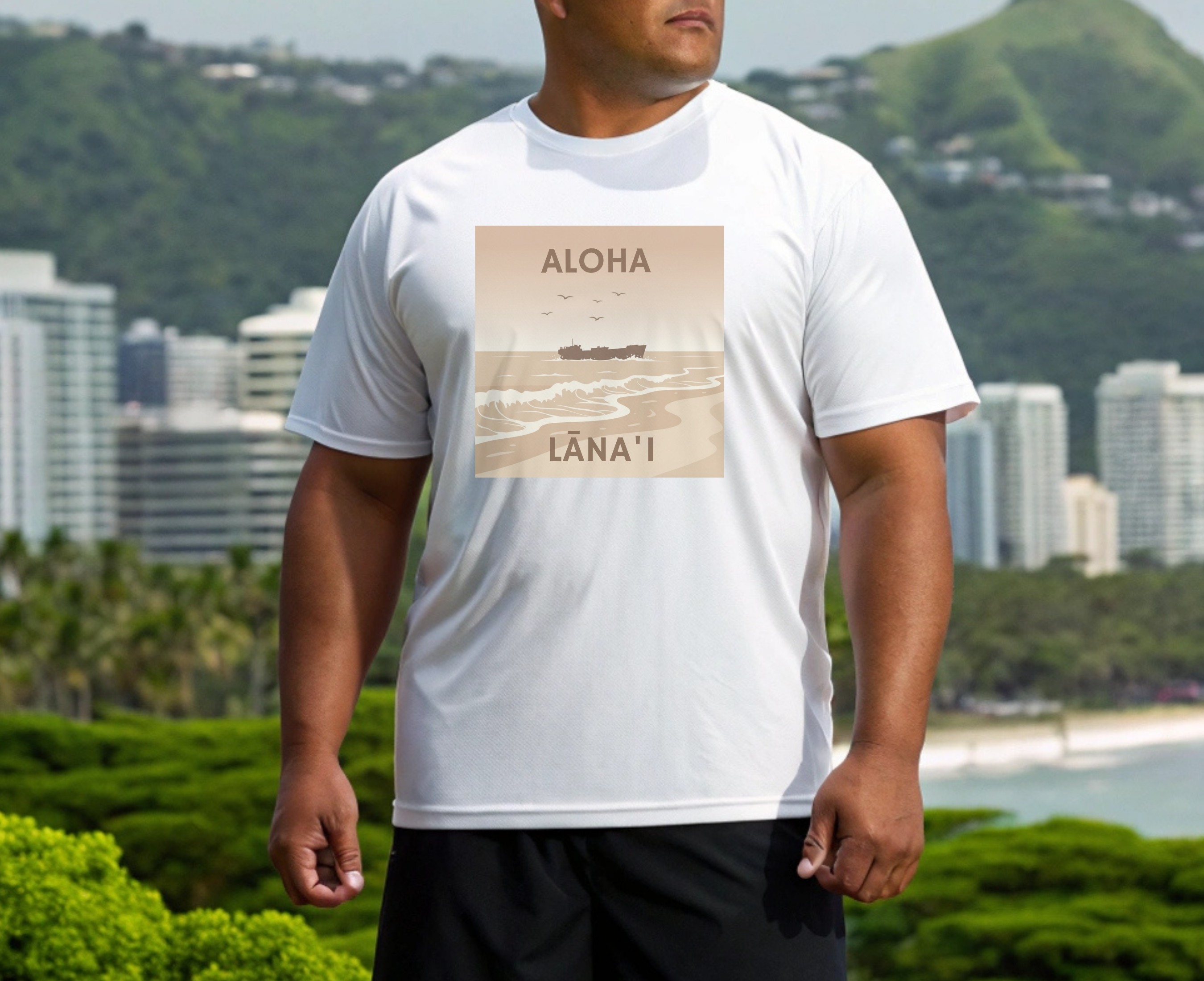 Aloha Lānaʻi Shipwreck Unisex T-Shirt