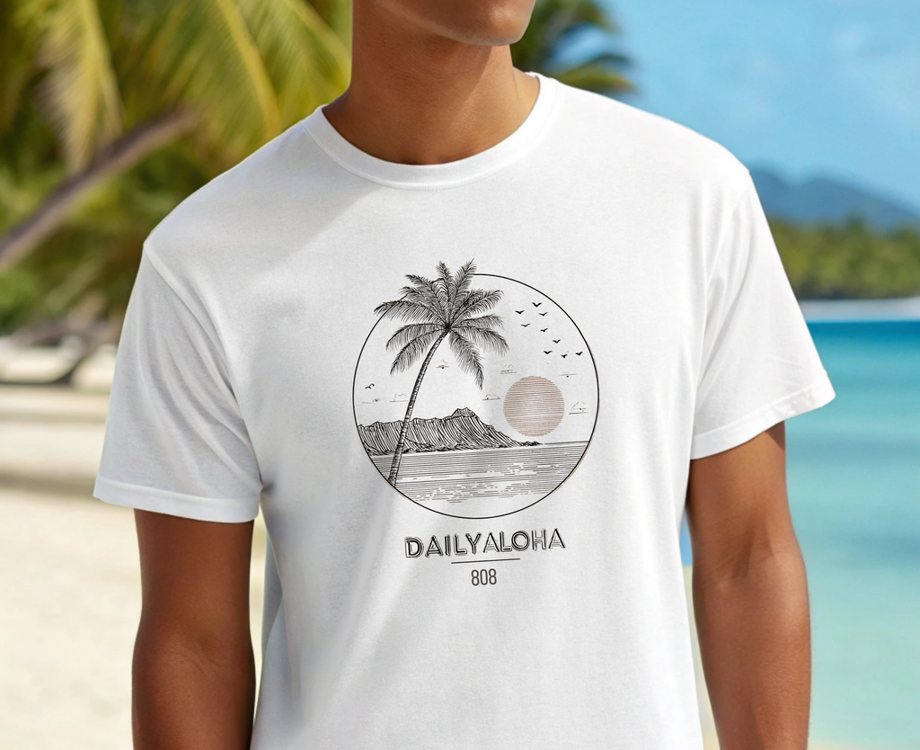 Daily Aloha Unisex T-Shirt by Printify