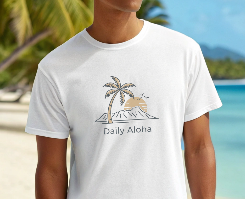 Daily Aloha Unisex T-Shirt by Printify