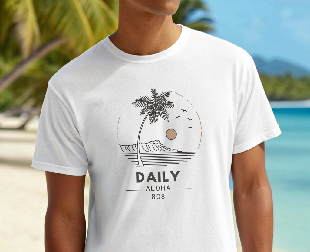 Daily Aloha Unisex T-Shirt by Printify