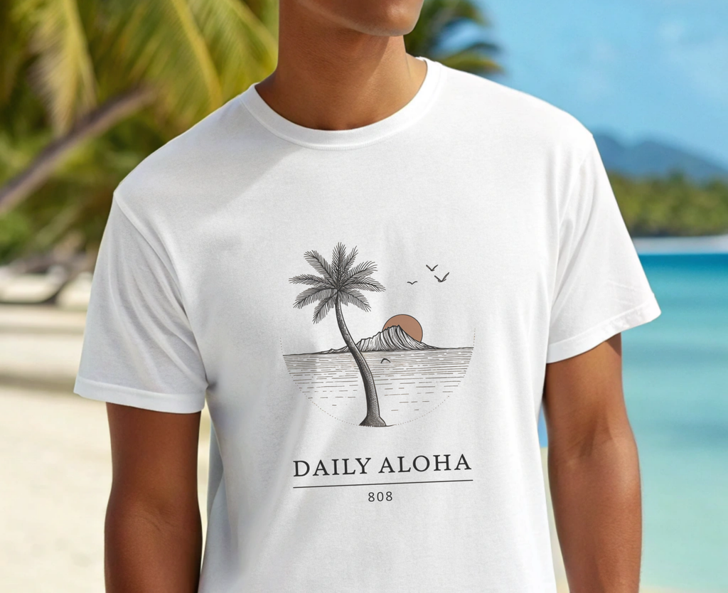 Daily Aloha Unisex T-Shirt by Printify
