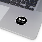 M&P Collectives logo Round Stickers | Vinyl decal, indoor/outdoor by Printify