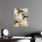 Abstract Wall Art Print Neutral Poster Pattern
