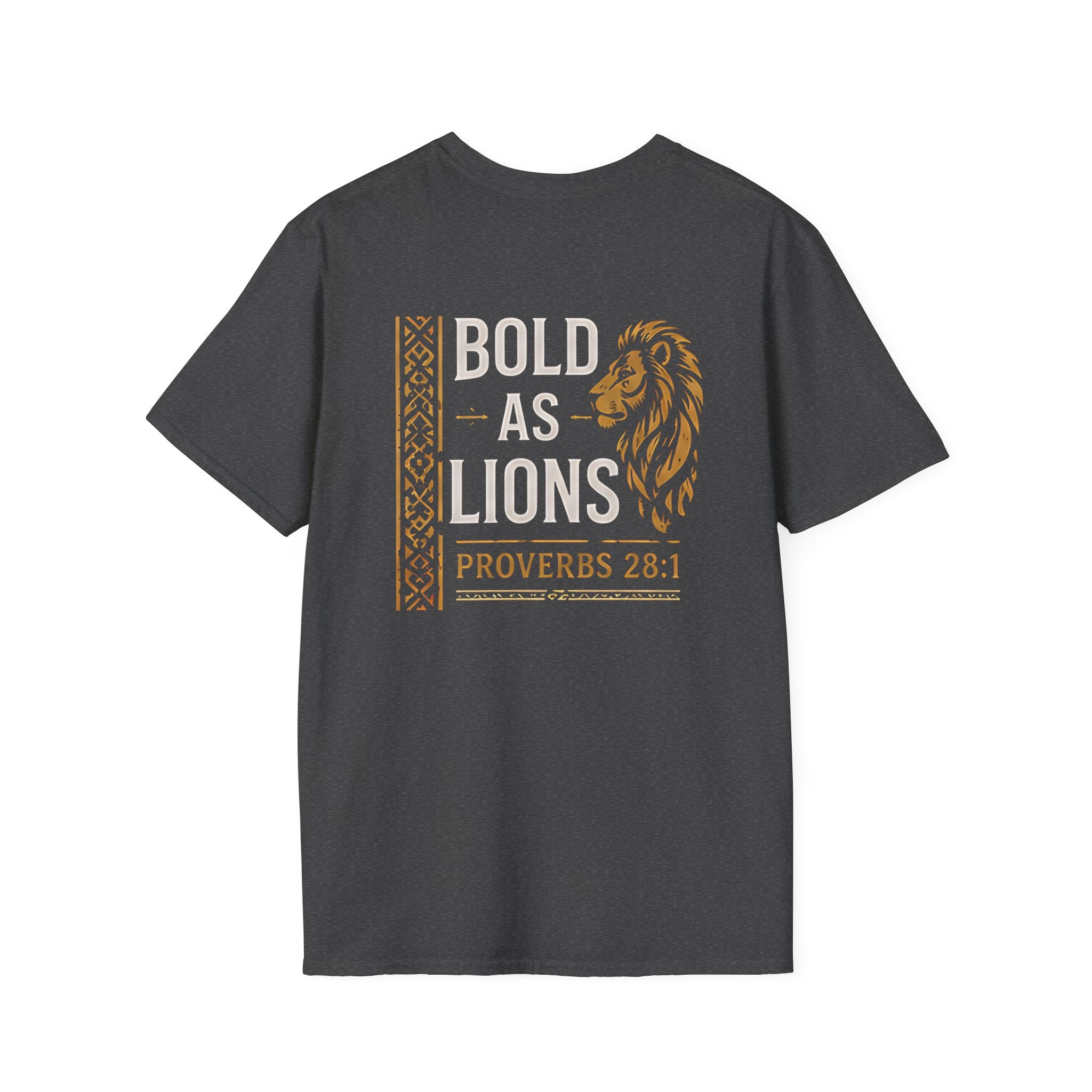 Bold as Lions Proverbs 28:1 Class of 2026 T-Shirt by Printify