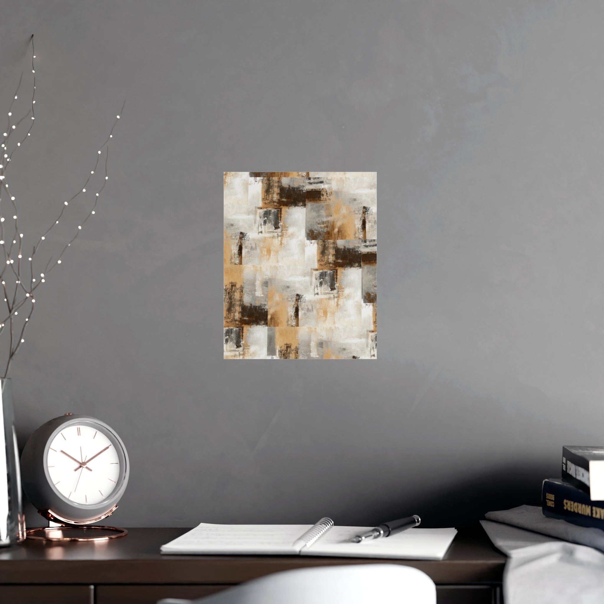 Abstract Wall Art Print Neutral Poster Pattern