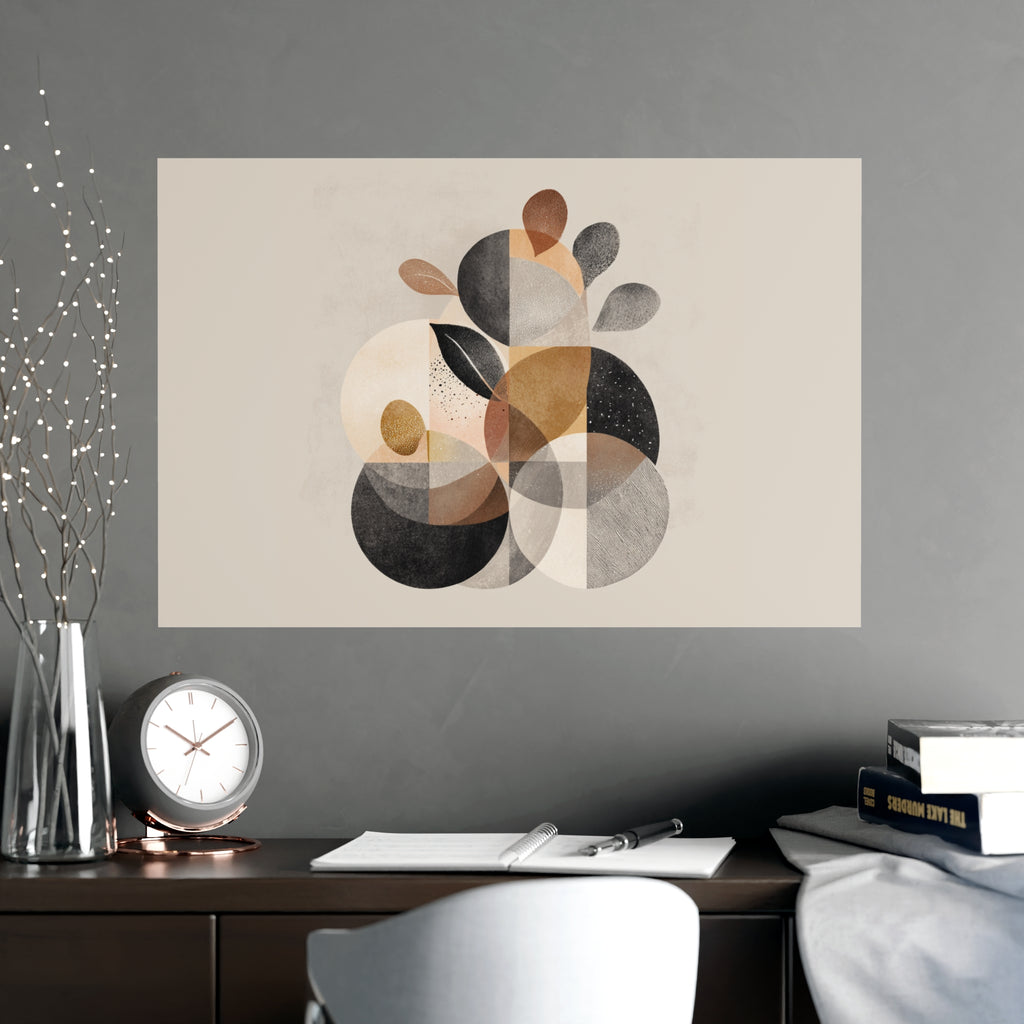 Abstract Wall Art Print Neutral Poster