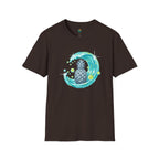 Chrome Pineapple Wave T-Shirt by Printify