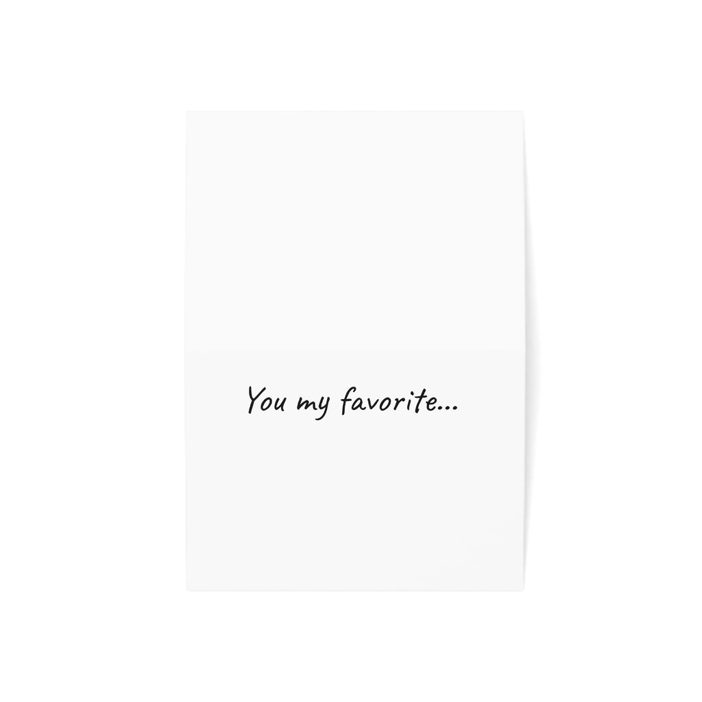 “You my favorite, even when you eating the last spam musubi.” Hawaii Single Valentines Day Card