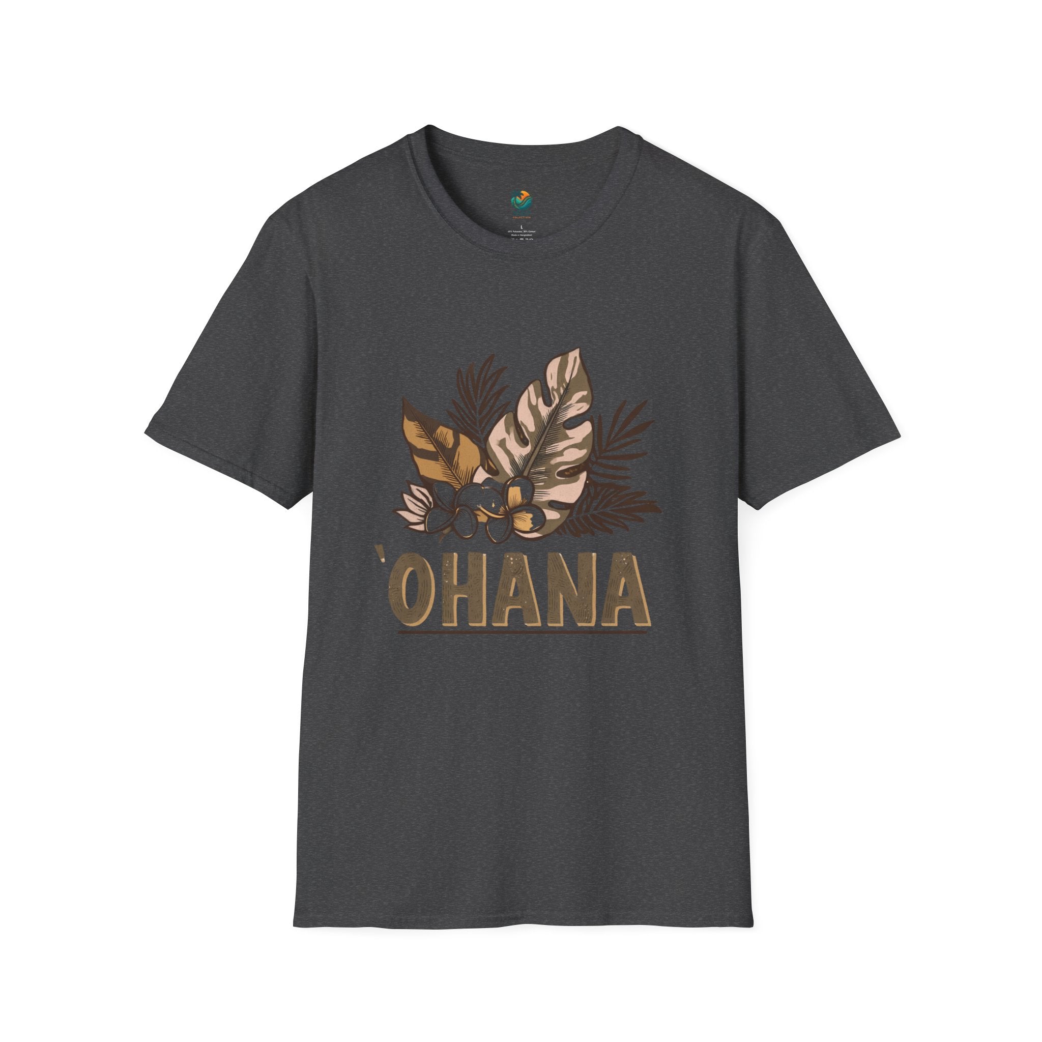 `Ohana Blue on Black T-Shirt