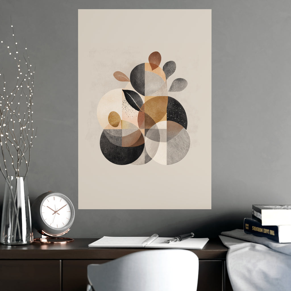 Abstract Wall Art Print Neutral Poster