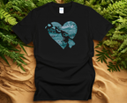 Hawaii at Heart Blue Unisex T-Shirt by Printify