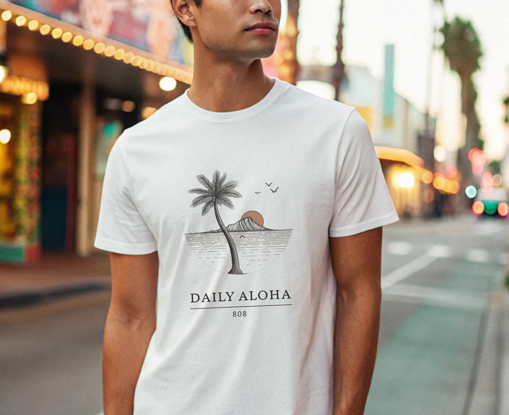 Daily Aloha Unisex T-Shirt by Printify