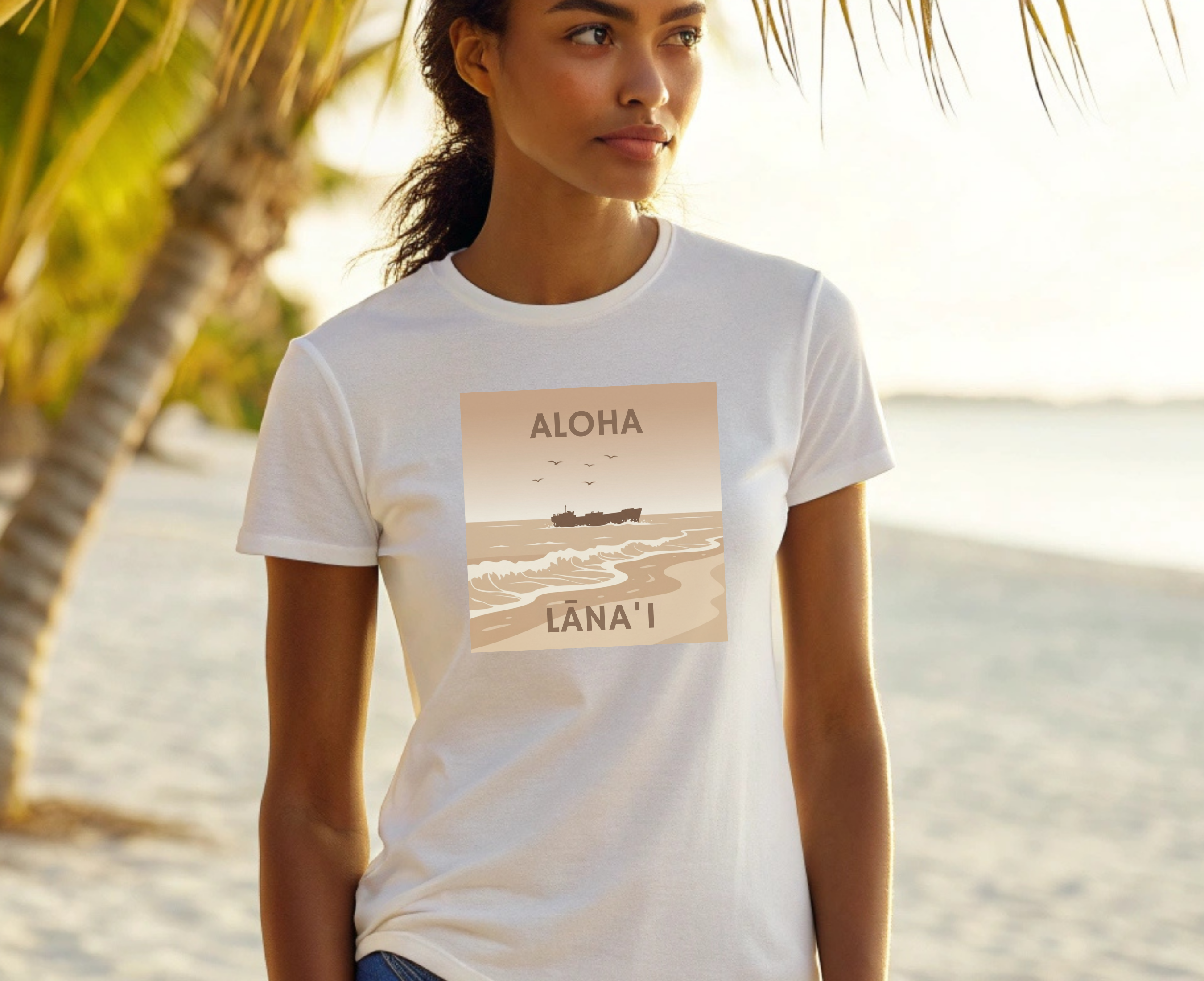 Aloha Lānaʻi Shipwreck Unisex T-Shirt