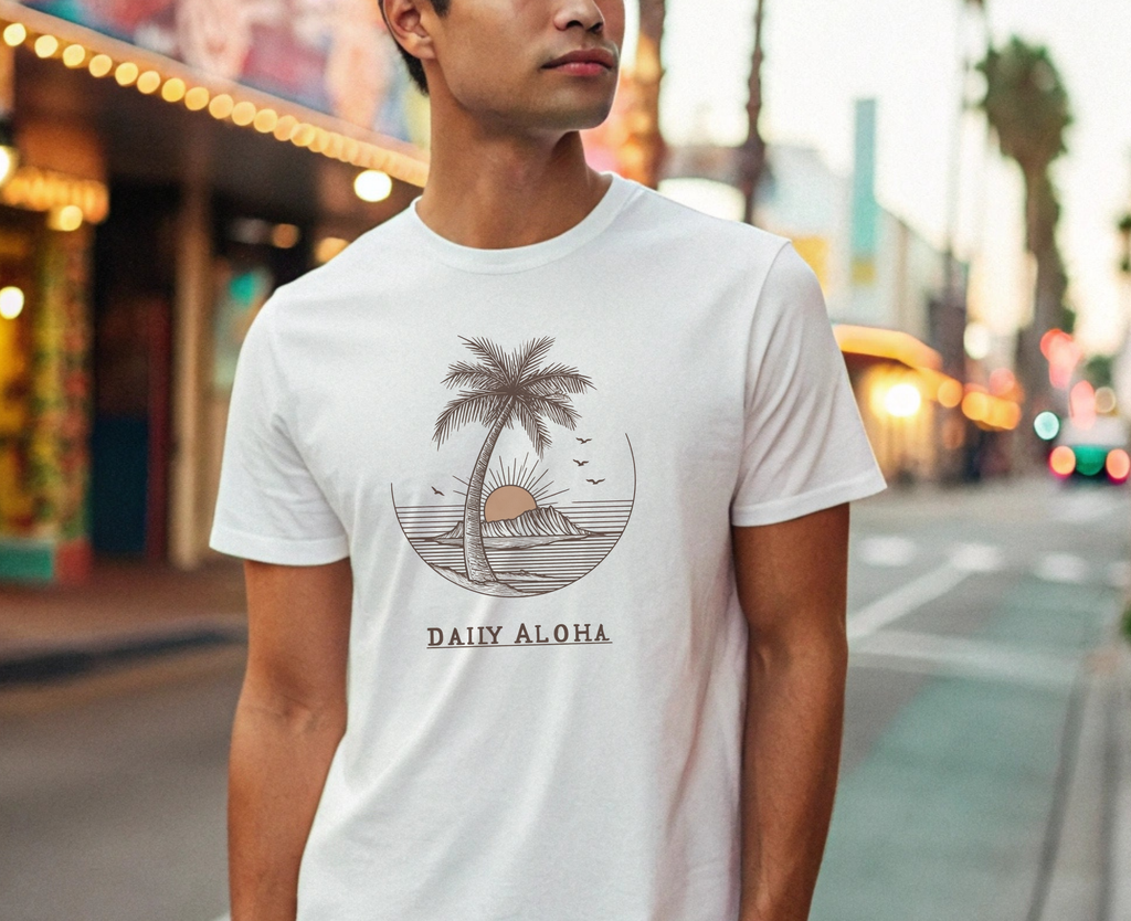 Daily Aloha Unisex T-Shirt by Printify