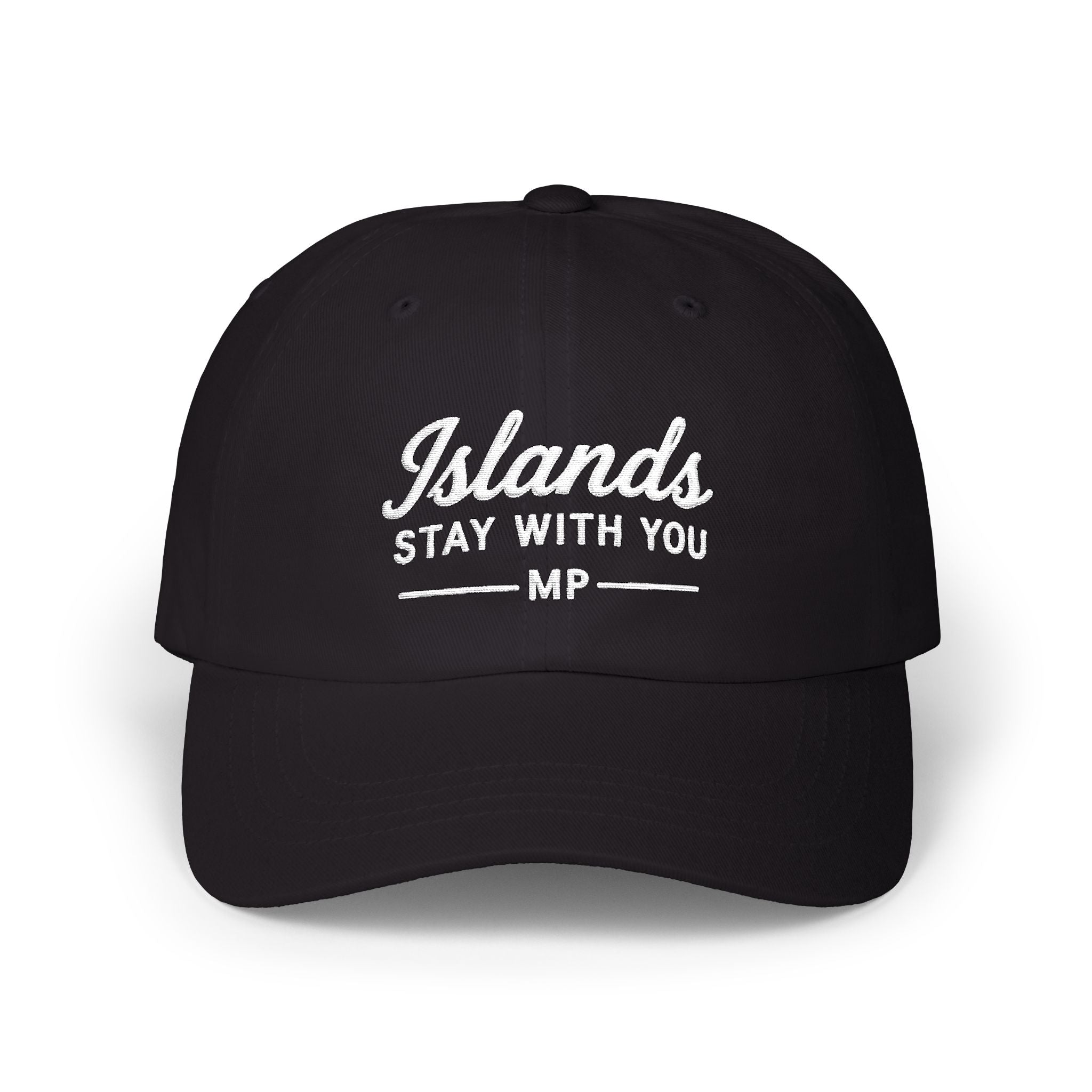Islands Stay With You Dad Cap | Camo Baseball Hat by Printify
