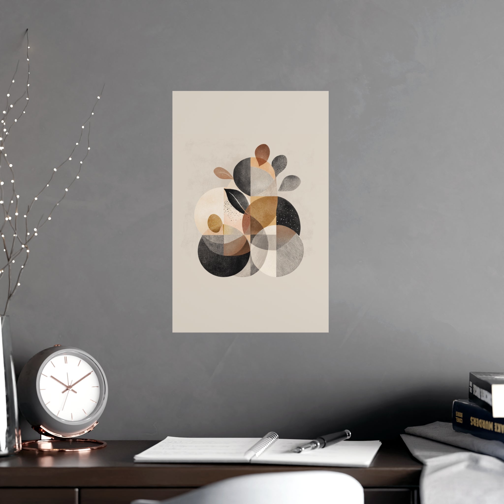 Abstract Wall Art Print Neutral Poster