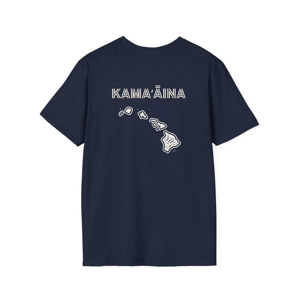 Kamaaina Hawaii Island T-Shirt Back Design by Printify