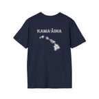 Kamaaina Hawaii Island T-Shirt Back Design by Printify