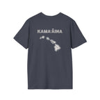 Kamaaina Hawaii Island T-Shirt Back Design by Printify