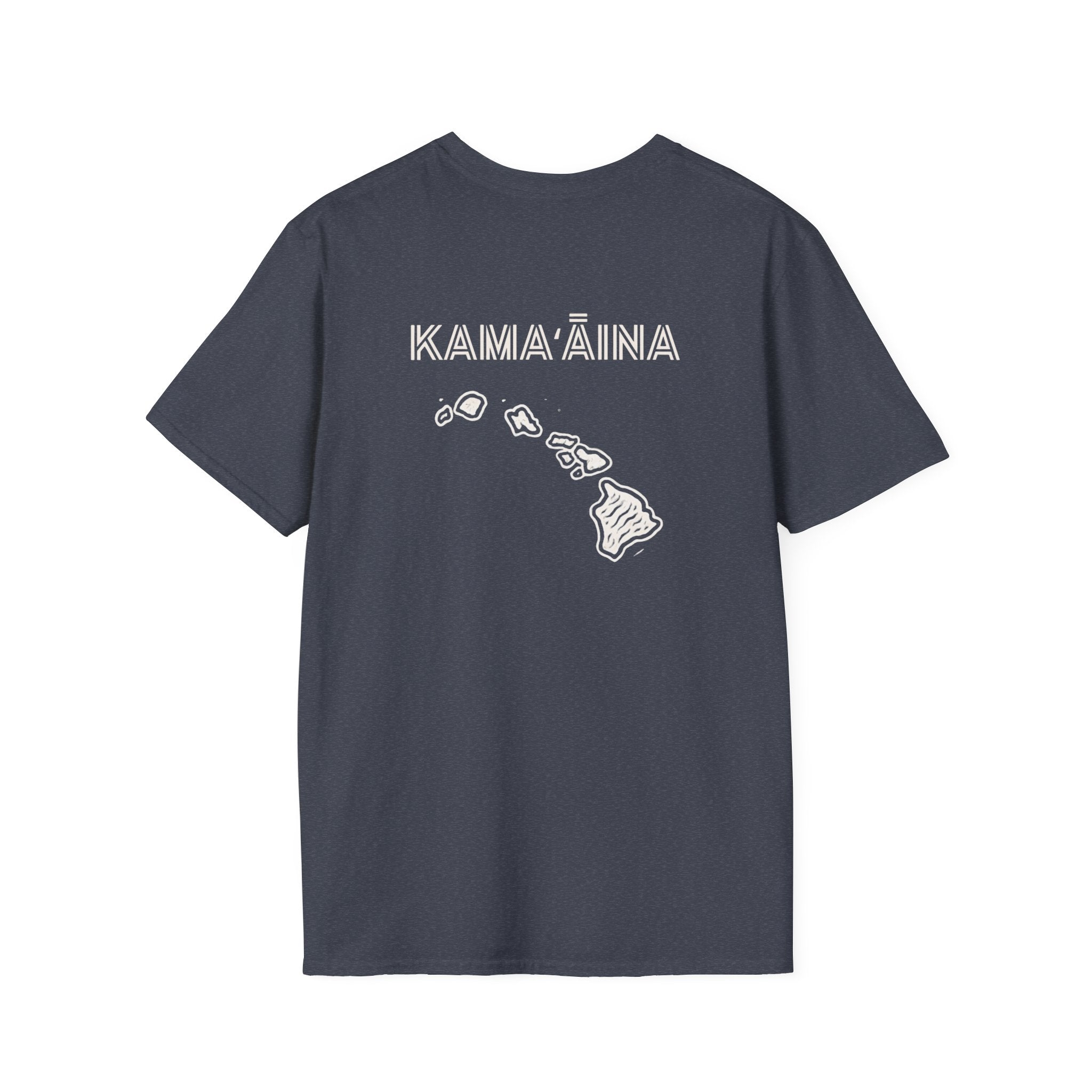 Kamaaina Hawaii Island T-Shirt Back Design by Printify