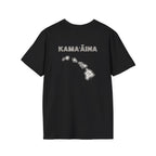 Kamaaina Hawaii Island T-Shirt Back Design by Printify